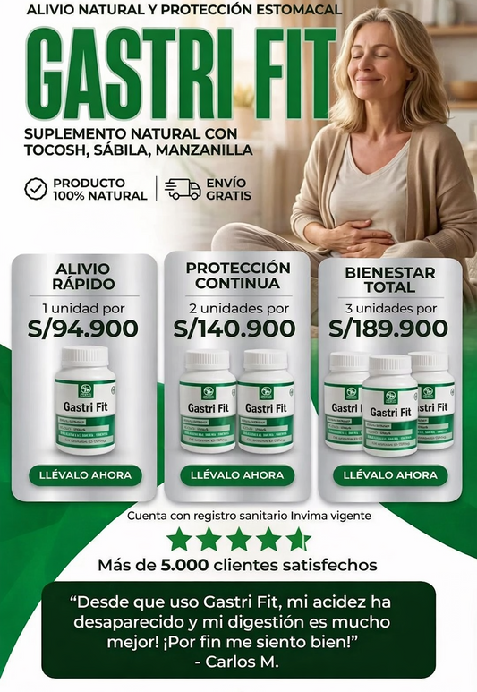 GASTRI FIT - RENUEVA TU SALUD DIGESTIVA