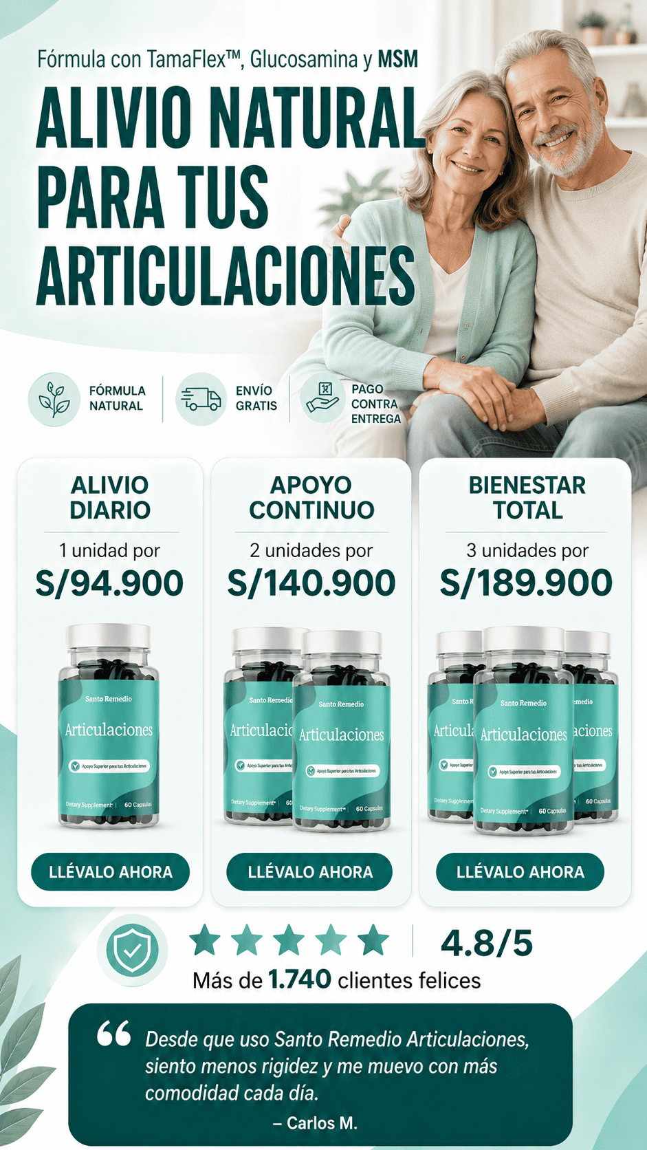 Cuidado Natural para Articulaciones Saludables
