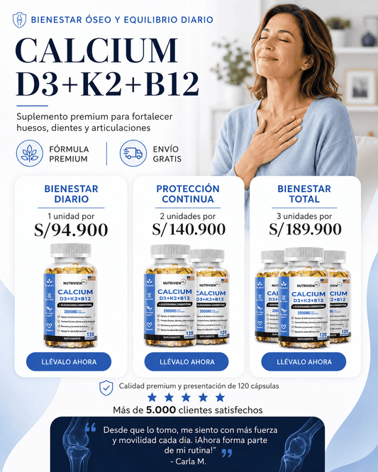 Calcium  – Máxima protección ósea premium