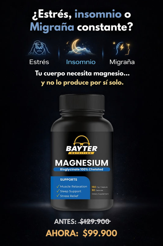 Bisglicinato de Magnesio-Bayter Nutritions