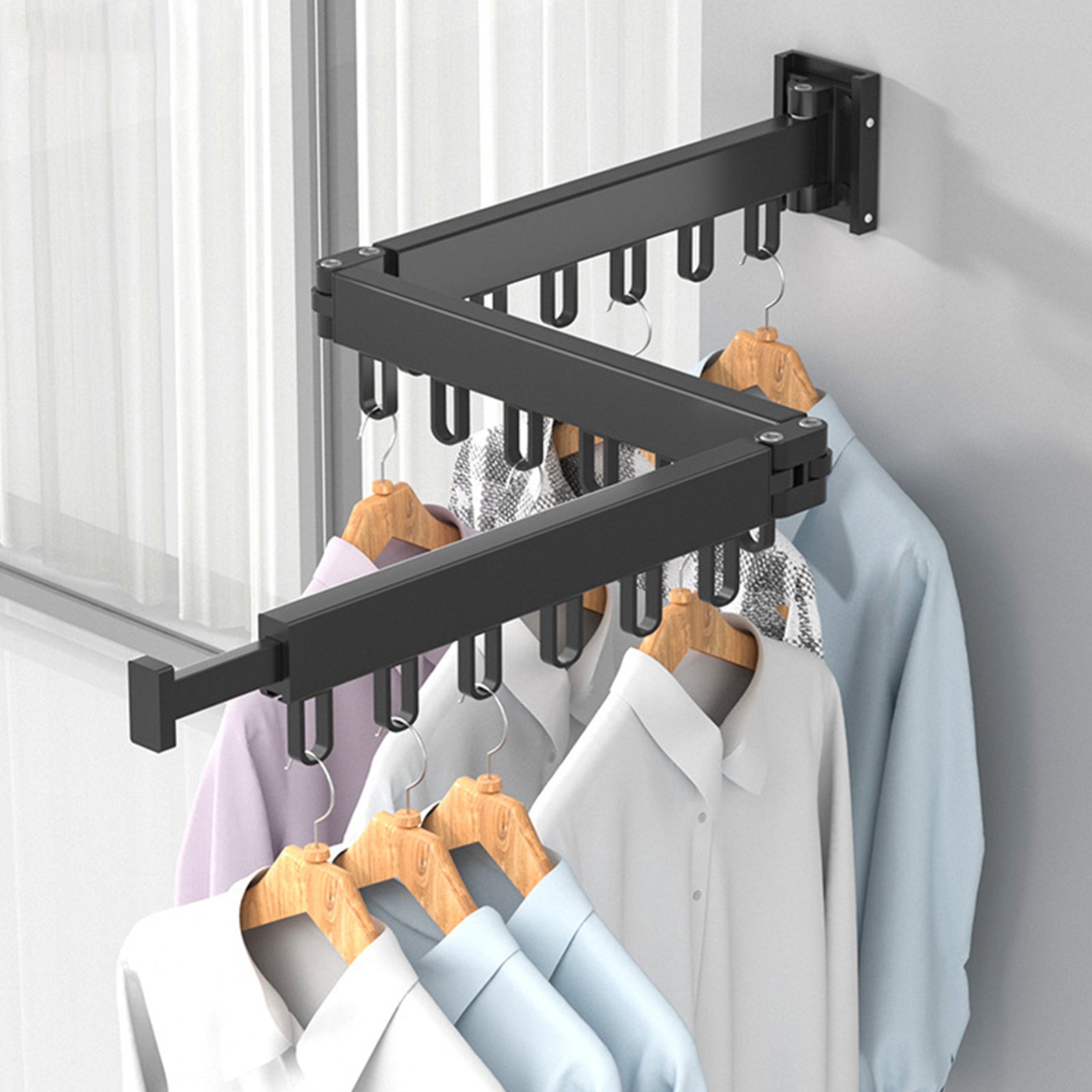 Tendedero de Ropa Plegable 360°
